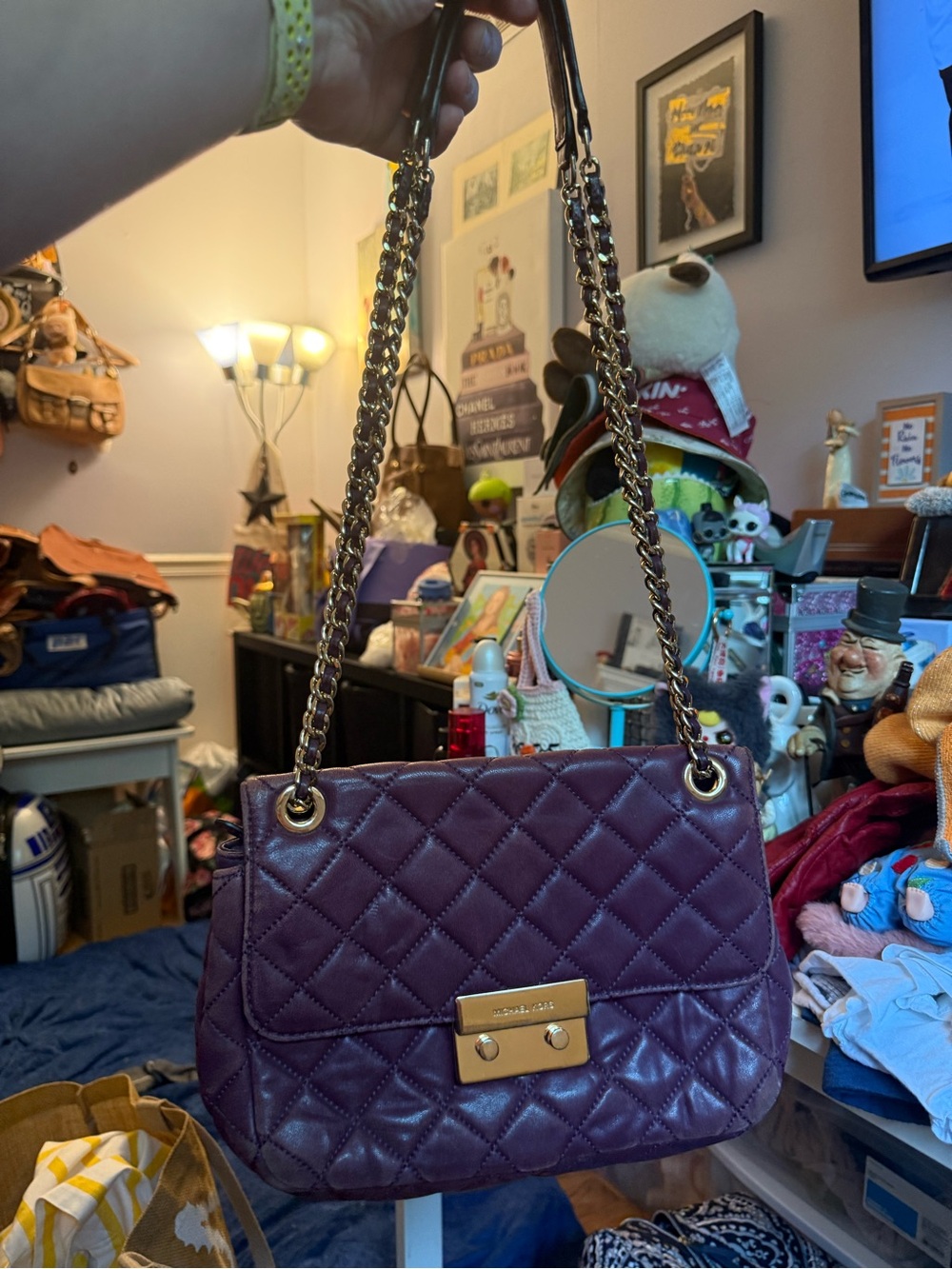 Vintage Michael Kors Large Sloan Quilted Leather Shoulder Bag